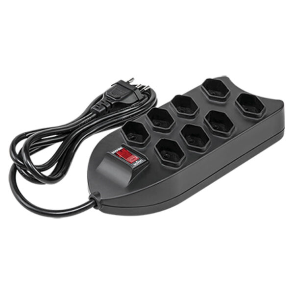 PROTETOR ELETRONICO C/8 TOMADAS EPE 1008 PRETO 4824004 - Imagem 4