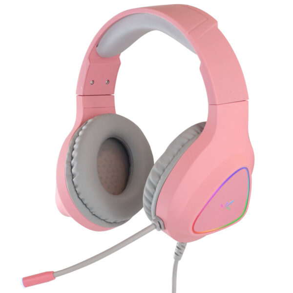 FONE DE OUVIDO HEADSET GAMER CHROMA USB 7.1 RGB ROSA - GH804 - Imagem 5