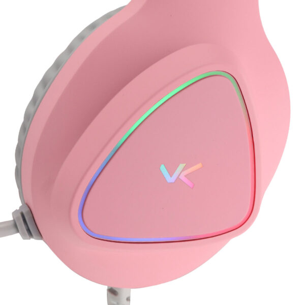 FONE DE OUVIDO HEADSET GAMER CHROMA USB 7.1 RGB ROSA - GH804 - Imagem 12