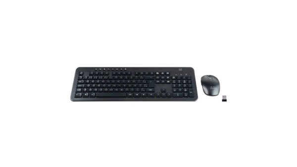 KIT TECLADO E MOUSE SEM FIO RECARREGÁVEL USB 1600DPI PRETO - TC250 - Imagem 2