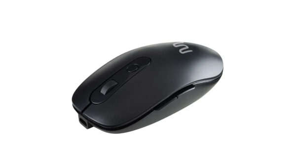 KIT TECLADO E MOUSE SEM FIO RECARREGÁVEL USB 1600DPI PRETO - TC250 - Imagem 4