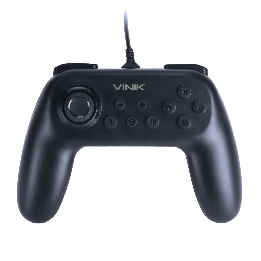 CONTROLE PARA NINTENDO SWITCH COM FIO USB MODELO NS PRETO - VINIK