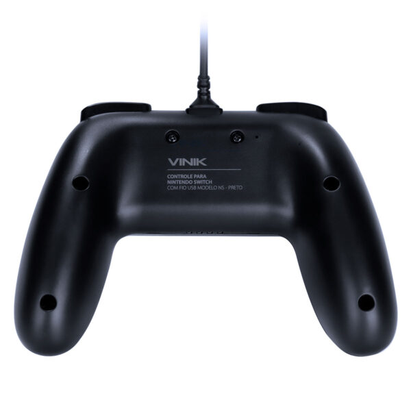 CONTROLE PARA NINTENDO SWITCH COM FIO USB MODELO NS PRETO - VINIK - Imagem 6