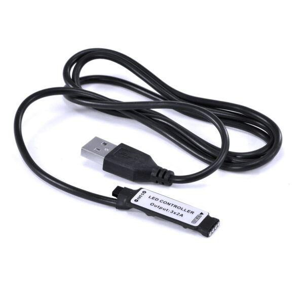 FITA DE LED VX GAMING RGB COM CONTROLADOR CONEXÃO USB 120 PONTOS DE LED 2 METROS - LRU2 - Imagem 3