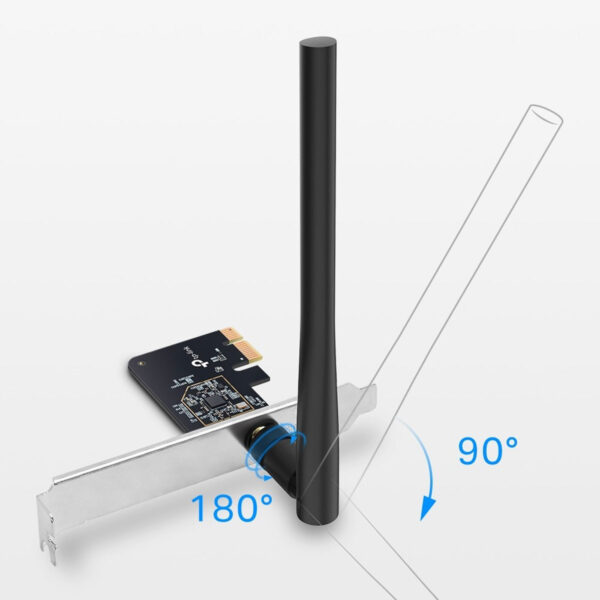 PLACA PCI EXPRESS WIRELESS DUAL BAND AC600 ARCHER T2E - Imagem 3