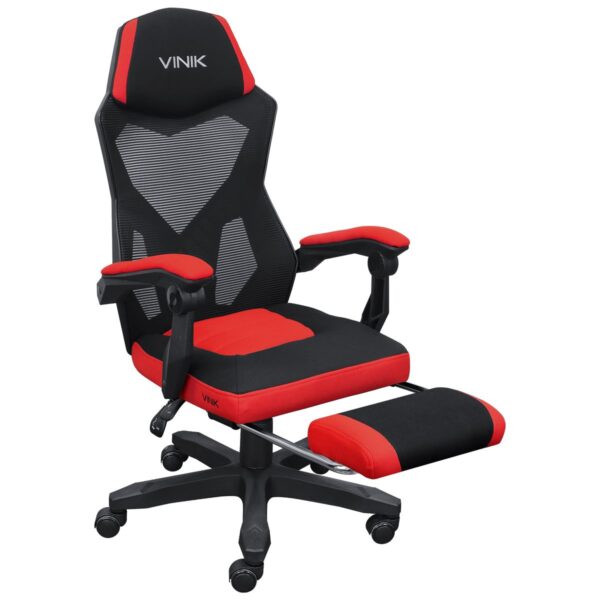 CADEIRA GAMER ROCKET PRETA COM VERMELHO - CGR10PVM - Imagem 2