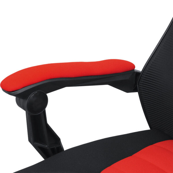 CADEIRA GAMER ROCKET PRETA COM VERMELHO - CGR10PVM - Imagem 5