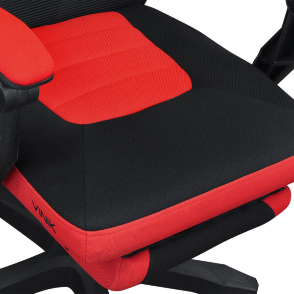 CADEIRA GAMER ROCKET PRETA COM VERMELHO - CGR10PVM - Imagem 7