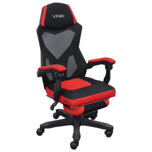 CADEIRA GAMER ROCKET PRETA COM VERMELHO - CGR10PVM - Imagem 12