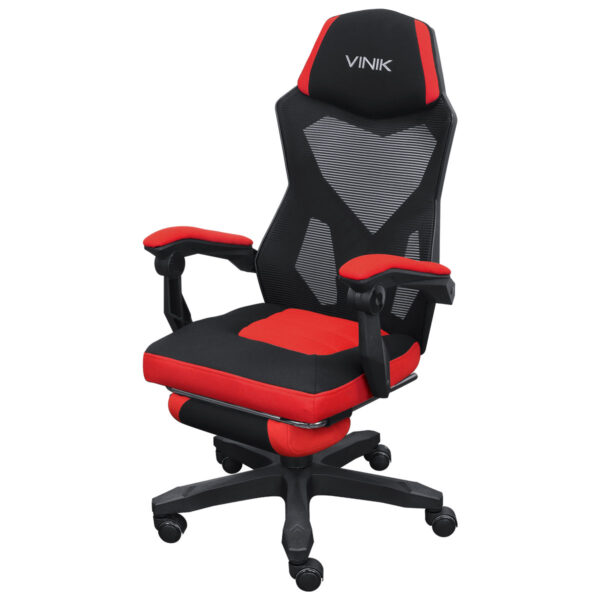 CADEIRA GAMER ROCKET PRETA COM VERMELHO - CGR10PVM - Imagem 14