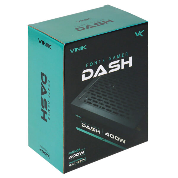 FONTE GAMER DASH 400W PRETO - VFG400WP - Imagem 4