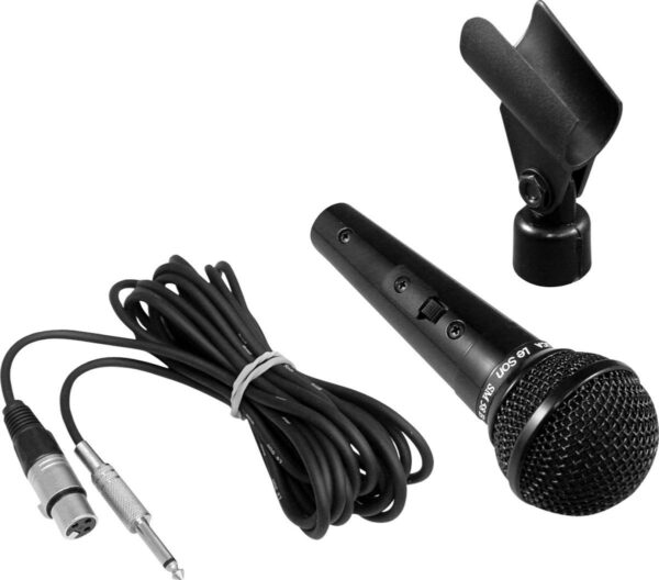 MICROFONE METÁLICO PRETO SM58 P4 - RESPOSTA DE FREQÜÊNCIAS 50HZ A 15 KHZ - IMPEDÂNCIA BAIXA 250 OHM - Imagem 2