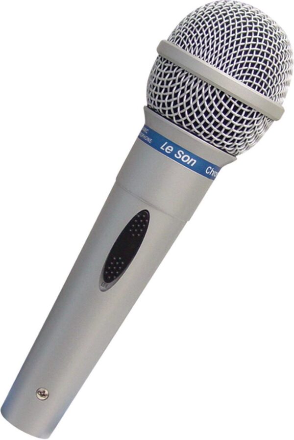 MICROFONE PROFISSIONAL COM FIO 5 METROS MC-200 PRATA