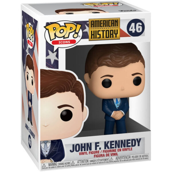 POP! ICONS - JOHN F. KENNEDY - HISTÓRIA AMERICANA #46 - Imagem 3