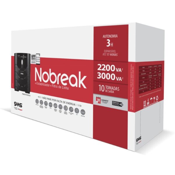 NOBREAK POWER VISION  2200VA MONOVOLT 220/220V- 27746 - Imagem 4