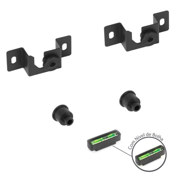 SUPORTE UNIVERSAL PARA TV LED/LCD/PLASMA DE 10" A 80" POLEGADAS COM NIVEL BOLHA- STF-10 - Imagem 4