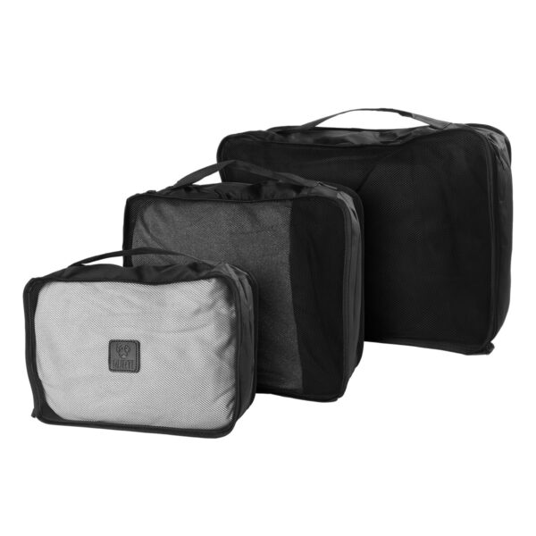 KIT ORGANIZADOR DE MALA PARA VIAGEM PRETO 6 PEÇAS QUATI TRAVEL - QKO-06 - Imagem 3