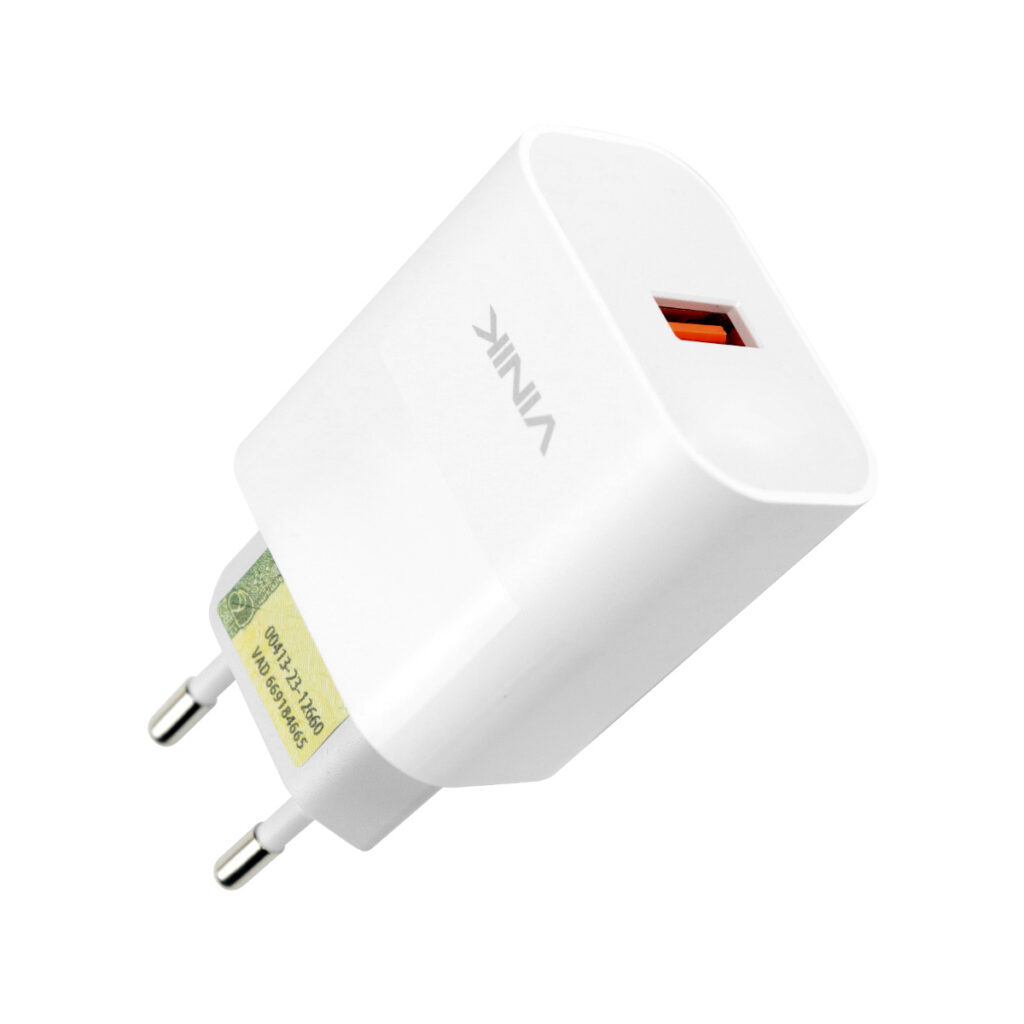 CARREGADOR DE PAREDE 20W COM 1 SAIDA USB 12V QUICK CHARGE