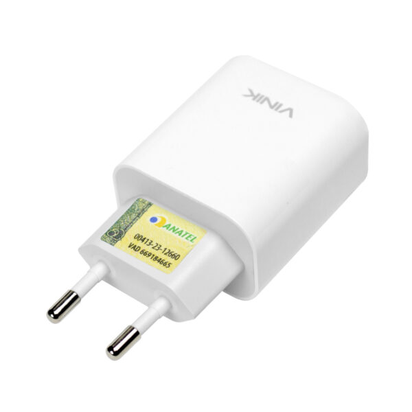 CARREGADOR DE PAREDE 20W COM 1 SAIDA USB 12V QUICK CHARGE - Imagem 2