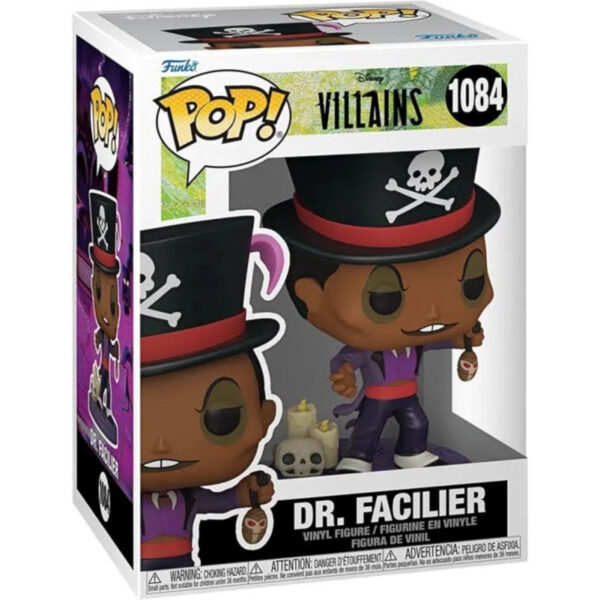 POP! DISNEY: A PRINCESA E O SAPO - DR.FACILIER - VILLAINS #1084 - Imagem 3