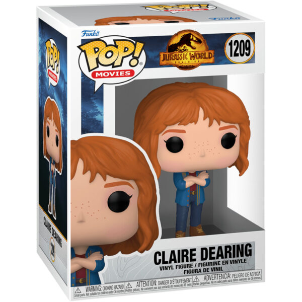 POP! MOVIES: JURASSIC WORLD: DOMÍNIO  - CLAIRE DEARING #1209 - Imagem 3