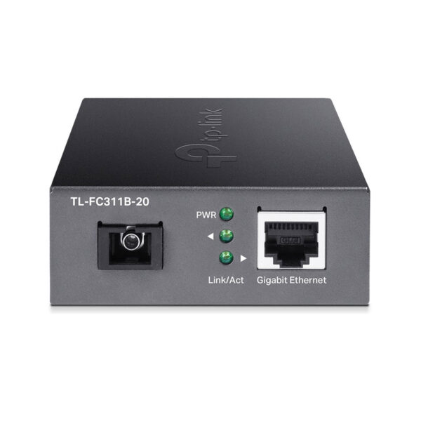 CONVERSOR DE MIDIA 20KM WDM GIGABIT TL-FC311B-20 SMB - Imagem 3