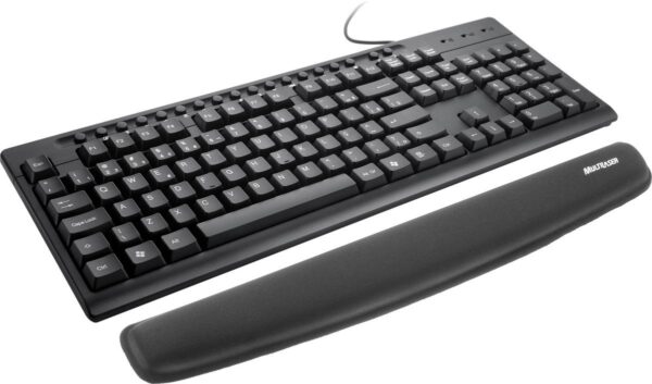 APOIO PARA PULSO PARA TECLADO PAD GEL AC033 PRETO - Imagem 2