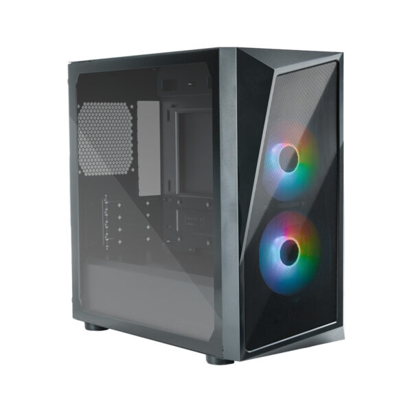 GABINETE COOLER MASTER CMP 320 LATERAL DE VIDRO - 2 FANS ARGB DE 120 MM - PRETO - CP320-KGNN-S00 - Imagem 5