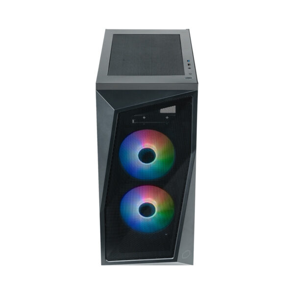 GABINETE COOLER MASTER CMP 320 LATERAL DE VIDRO - 2 FANS ARGB DE 120 MM - PRETO - CP320-KGNN-S00 - Imagem 8
