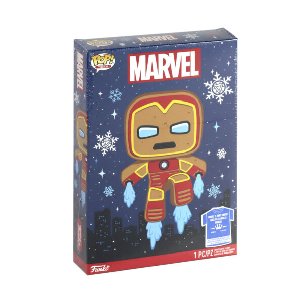 POP! TEES CAMISETA - MARVEL HOLIDAY - GB IRON MAN - TAM. PP - Imagem 2
