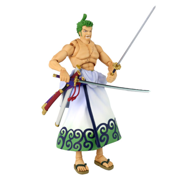 ACTION FIGURE ONE PIECE - ZOROJURO - VARIABLE ACTION HEROES REF.: 832987 - Imagem 4
