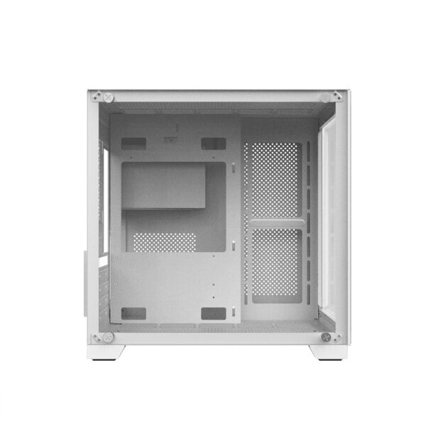 GABINETE GAMER FORCEFIELD WHITE GHOST - FRONTAL E LATERAL EM VIDRO - PCYES - GFFWGP - Imagem 7