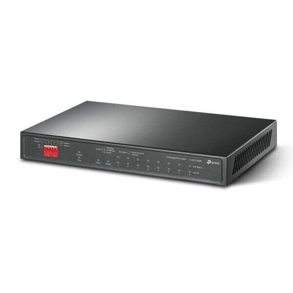SWITCH GIGABIT PROFISSIONAL 10/100/1000 C/ 10 PORTAS (SENDO 8 POE) TL-SG1210MP SMB - Imagem 2
