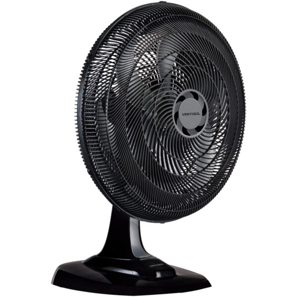 VENTILADOR OSC MESA TURBO 6 50CM 6 PÁS - 220V -  PRETO/PRATA - Imagem 3