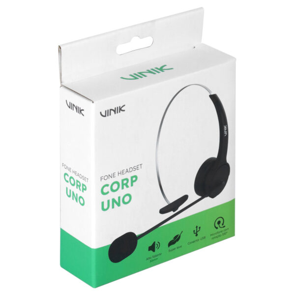 FONE DE OUVIDO HEADSET CORP UNO USB - VK400 - Imagem 2