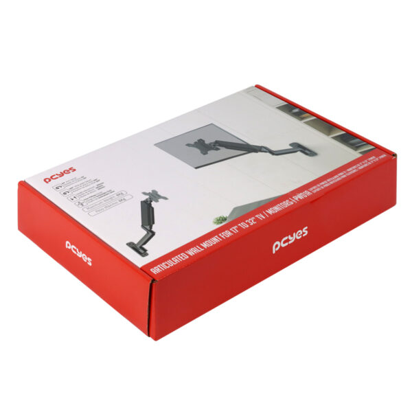 SUPORTE A GAS PARA MONITOR DE PAREDE 17''- 32'' VESA 100X100 - PW01A - Imagem 2