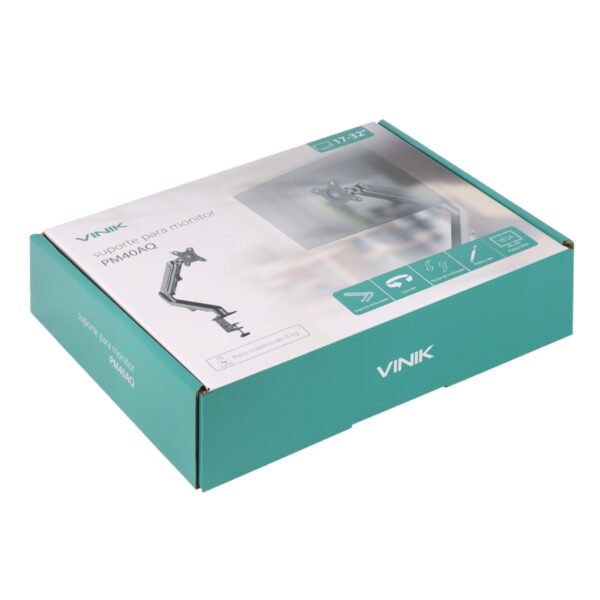 SUPORTE ARTICULADO PARA MONITOR DE 17'' A 32'' C/ PISTÃO A GÁS - PM40AQ - Imagem 5