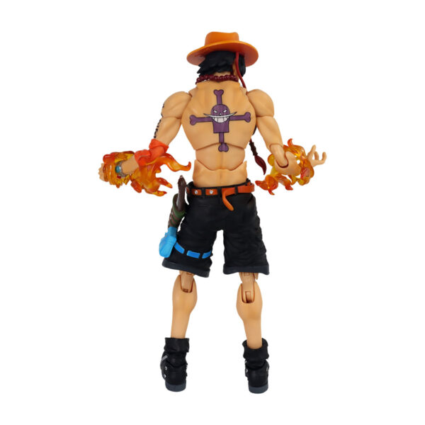 ACTION FIGURE ONE PIECE - PORTGAS D. ACE - VARIABLE ACTION HEROES REF.: 834233 - Imagem 3