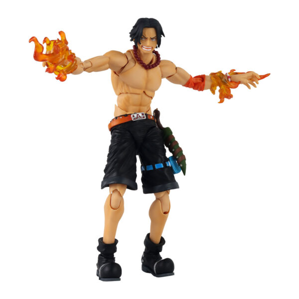 ACTION FIGURE ONE PIECE - PORTGAS D. ACE - VARIABLE ACTION HEROES REF.: 834233 - Imagem 8