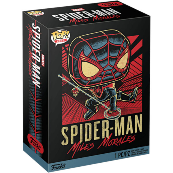 POP! TEES CAMISETA: SPIDER MAN MILES MORALES - MILES MORALES - TAM. P - Imagem 2
