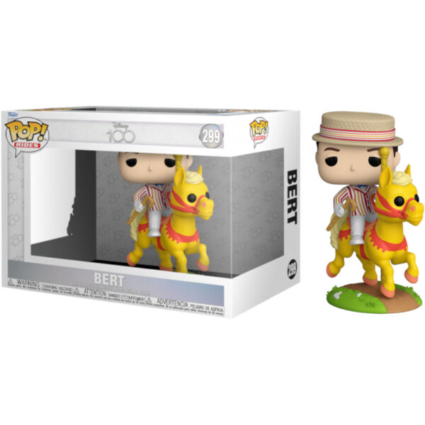 POP! RIDES BERT - EDIÇÃO ANÍVERSÁRIO DE 100 ANOS DA DISNEY #299 - Imagem 2