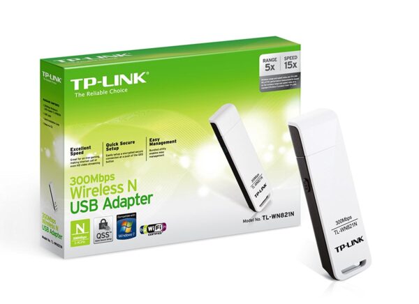 ADAPTADOR USB WIRELESS N 300MBPS TL-WN821N - Imagem 3