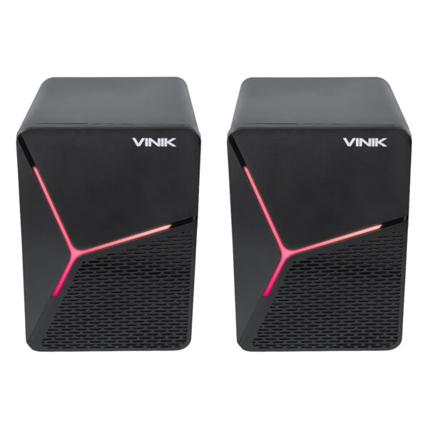 CAIXA DE SOM GAMER VINIK STAR 6W 2.0 LED RAINBOW - VSPKG6WST - Imagem 3
