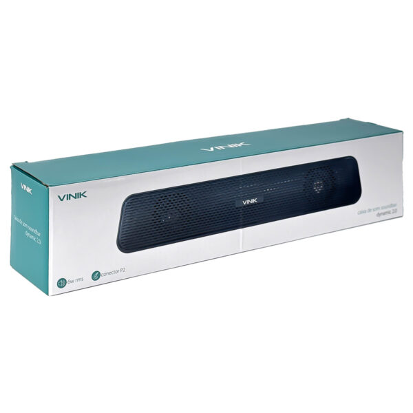 CAIXA DE SOM SOUNDBAR VINIK DYNAMIC 2.0 6W - VSPKSBDYK6W - Imagem 9