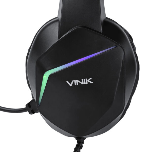 FONE DE OUVIDO HEADSET GAMER VINIK V BLADE III USB - LED RAINBOW - VKHSGVIII - Imagem 10