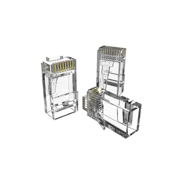 CONECTOR RJ45 CAT.6 MACHO DE PASSAGEM (PCT 10 PLUGS) 35050296 - Imagem 2