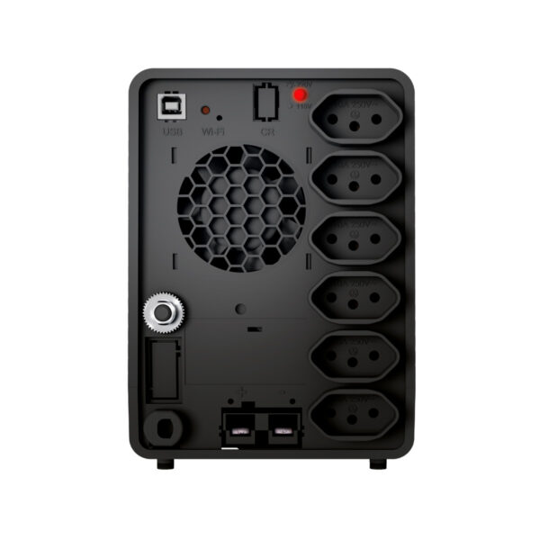 NOBREAK PRO 700VA ENTRADA BIVOLT E SAIDA 115 OU 220V REGULAGEM MANUAL E GERENCIAMENTO WI-FI 29400 - Imagem 3