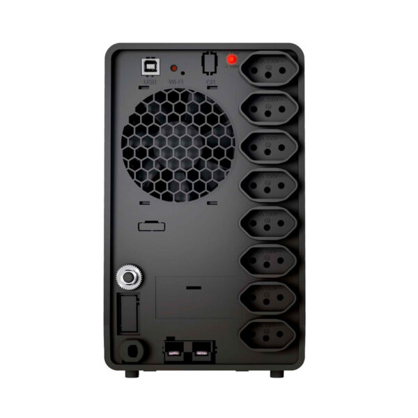 NOBREAK PREMIUM SENOIDAL 1500VA ENTRADA BIVOLT E SAIDA 115 OU 220V REGULAGEM MANUAL E GERENCIAMENTO WI-FI 29501 - Imagem 2