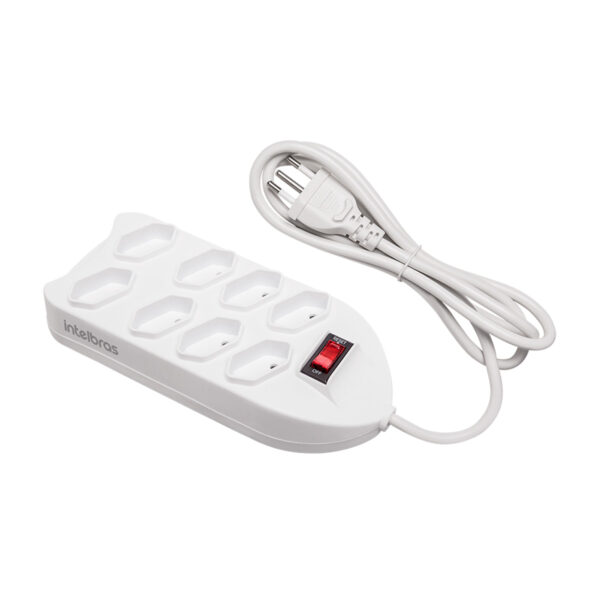 PROTETOR ELETRONICO C/ 8 TOMADAS BRANCO EPE 1008+ 3METROS 4824003 - Imagem 4