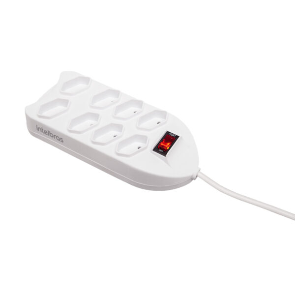 PROTETOR ELETRONICO C/ 8 TOMADAS BRANCO EPE 1008+ 3METROS 4824003 - Imagem 5